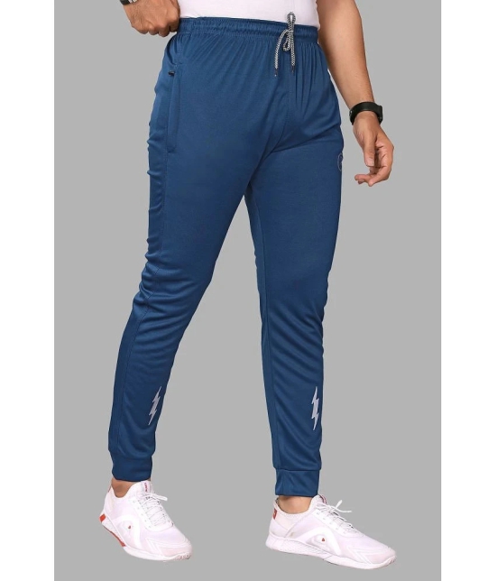 Anand Blue Lycra Mens Joggers ( Pack of 1 ) - None