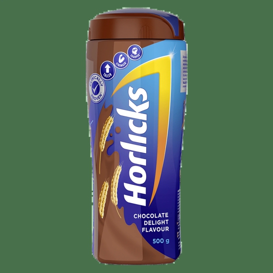 Horlicks Chocolate Delight Health Drink Powder, 500 gms