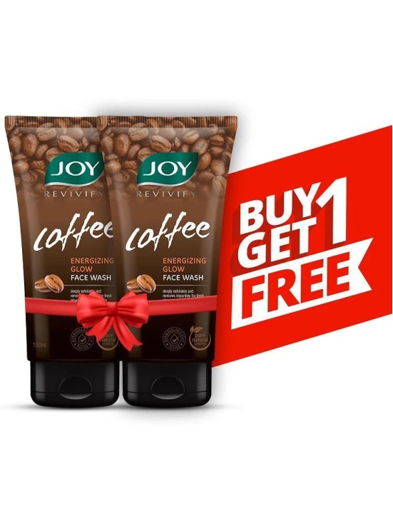 Joy Revivify Energizing Glow Coffee Face Wash (150 x 2), Buy 1 & Get 1 FREE