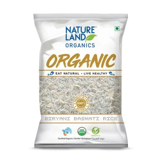 Natureland Organics Biryani Basamti Rice, 1 Kg