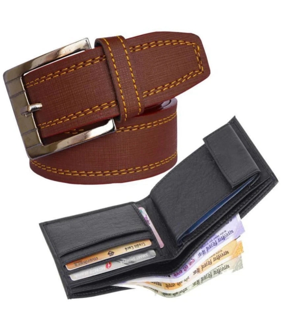 Loopa Multi PU Belts Wallets Set Belt Pack of 2 - None