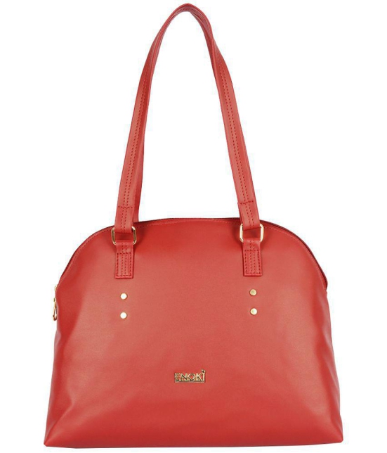 Enoki - Red Artificial Leather Tote Bag - Red