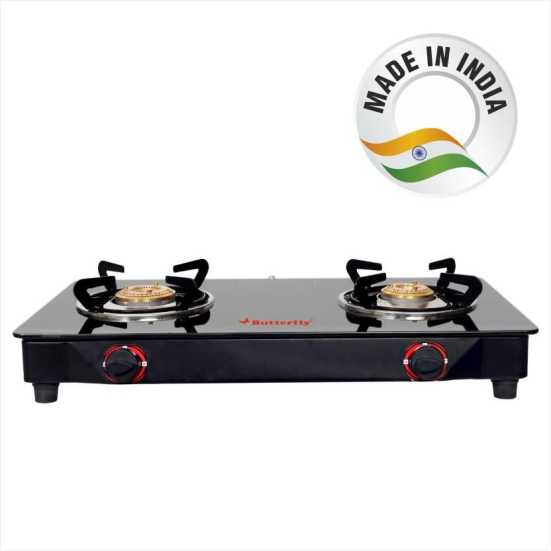 Butterfly Rapid Glass Manual Gas Stove