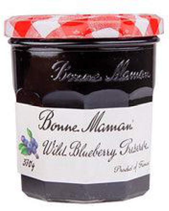 Bonne Maman Wild Blueberry  Preserve Jam Jar 370 G