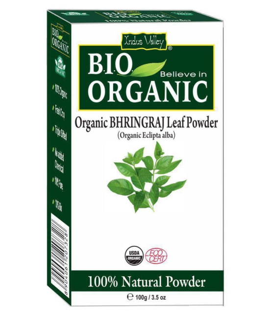 Indus Valley Bio Organic 100% Natural Bhringraj Powder 100g