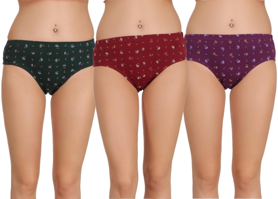 Eve's Beauty Women Hipster Multicolor Panty-3xl / Multicolor / Pure Cotton