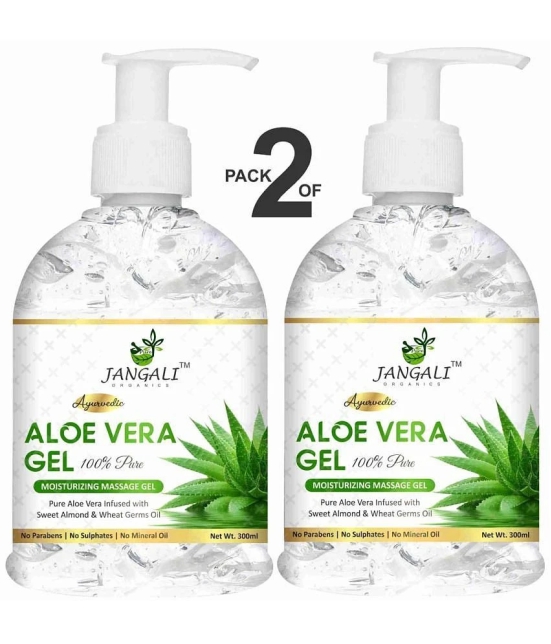 PURE JANGALI ORGANICS Aloe Vera Gel - Moisturize Skin & Younger Looking 600ML