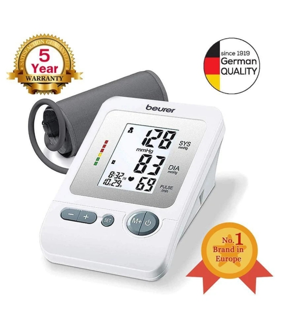 Beurer Upper Arm Digital Blood Pressure (BP) Monitor - BM26