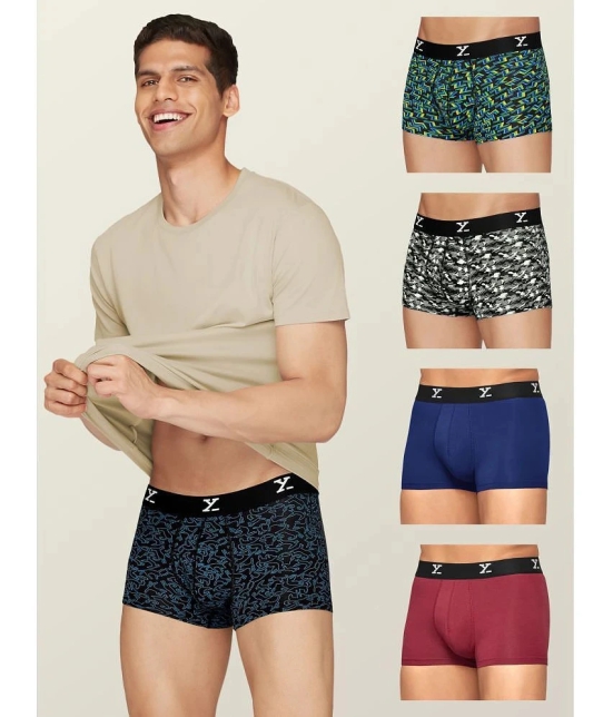 XYXX - Multicolor Modal Mens Trunks ( Pack of 5 ) - None