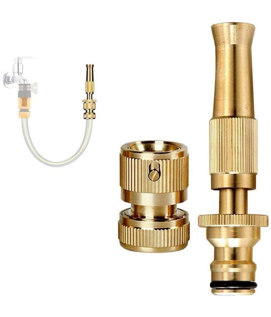 Green Tales - Hose Nozzle ( Pack of 1 ) - Gold