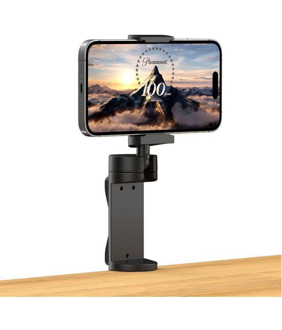 Portronics Adjustable Mobile Stand for Smartphones ( Black ) - Black