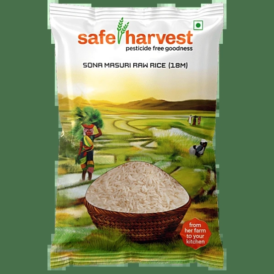 Safe Harvest Pf Sona Masuri Raw Rice 18, 1 Pc