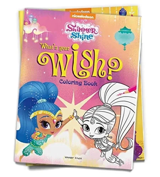 What's Your Wish? : Coloring Book for Kids (Shimmer & Shine)