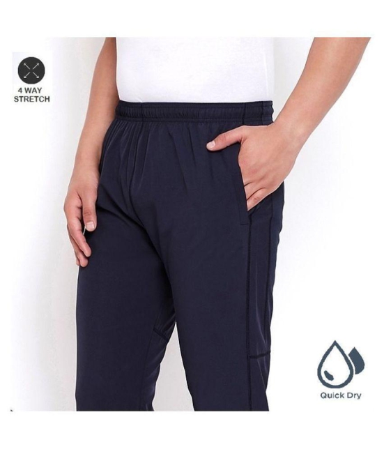 RANBOLT - Navy Blue Polyester Men's Sports Trackpants ( Pack of 1 ) - 2XL