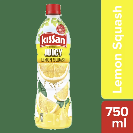 Kissan Juicy Lemon Squash, 750 Ml Bottle