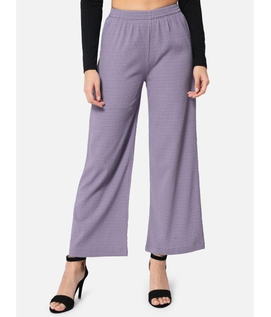 ALL WAYS YOU - Purple Polyester Straight Womens Palazzos ( Pack of 1 ) - None