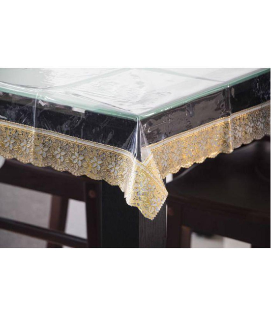 Casa Furnishing 6 Seater Transparent PVC Single Table Covers