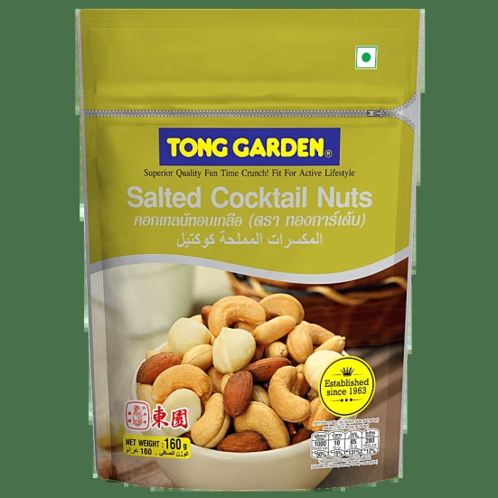 Tong Garden Cooktail Nuts (Pouch), 160 Gm