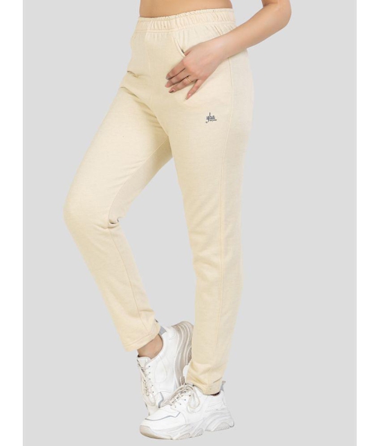 YHA Beige Fleece Womens Running Trackpants ( Pack of 1 ) - None