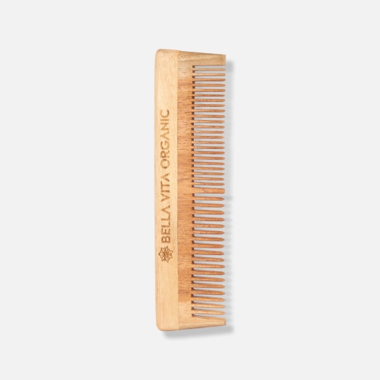 NEEM Wooden Dual Tooth Comb-NEEM Wooden Dual Tooth Comb