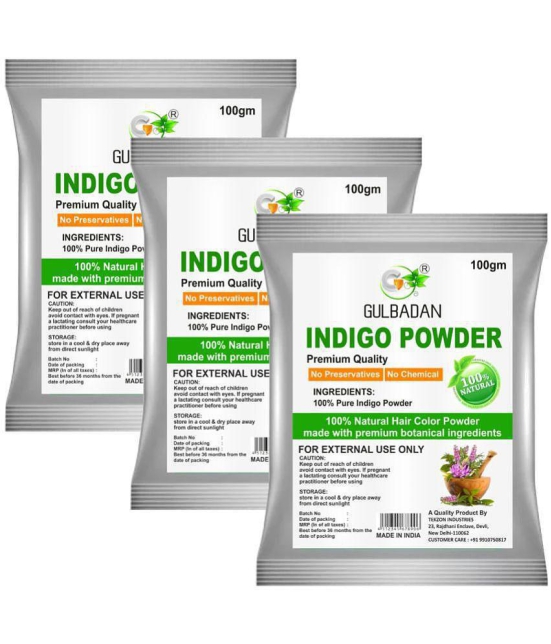 Lovelook Pure Organic Indigo Powder Organic Henna 100 g Pack of 3