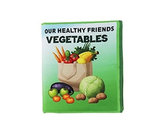 Skyculture? Our Health Friend Vegetables Soft Fabric Book for Early Learning [Rag Book] [Rag Book] Skyculture