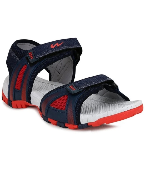 Campus - Blue Mens Floater Sandals - None