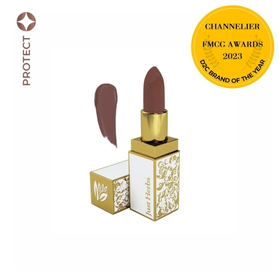 Herb Enriched Ayurvedic Lipstick Israa_13_Mocha_Brown