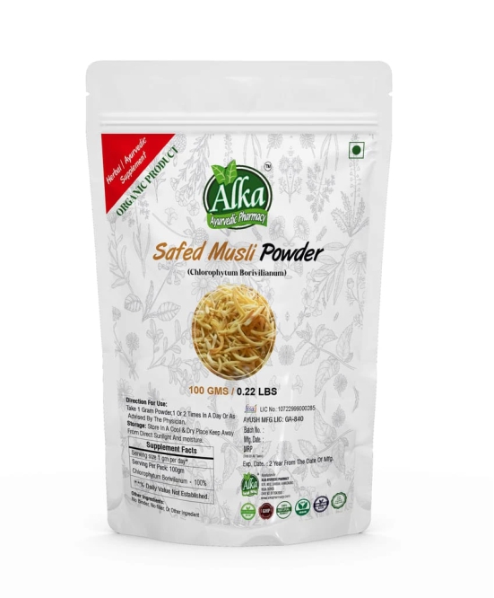 Organic Safed Musli Power-100gm