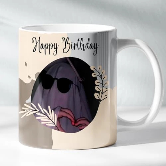 ForVano Personalized Gift Custom Photo Ceramic Mug for Birthday Pirfect Gift for Boyfriend, Girlfriend, Husband, Sister, Brother, Wife