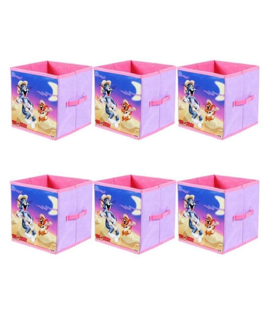 Tom & Jerry Toys Organizer (Set of 6 pcs), Storage Box for Kids, Small