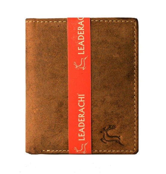 Leaderachi Genuine Leather RFID Protected Premium Wallet for Men's.