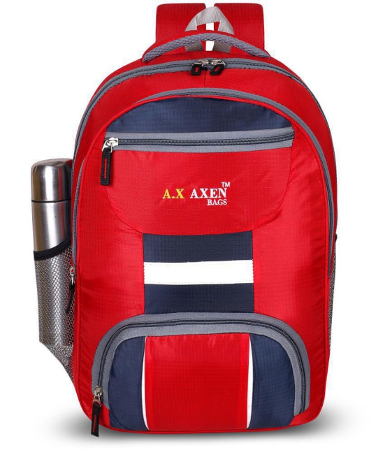 AXEN BAGS 34 Ltrs Red Laptop Bags