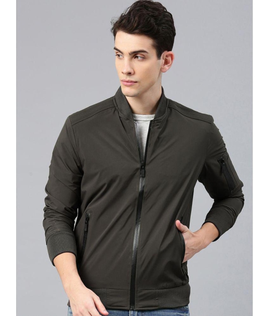 ADORATE Polyester Mens Casual Jacket - Grey ( Pack of 1 ) - None