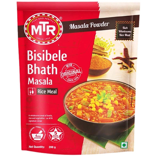 Mtr Bisibelebath Masala, 200 Gm, 1 Pc