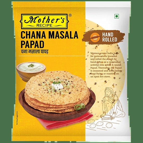 Mother Receipe MotherS Receipe Channa Masala Papad, 200 Gm