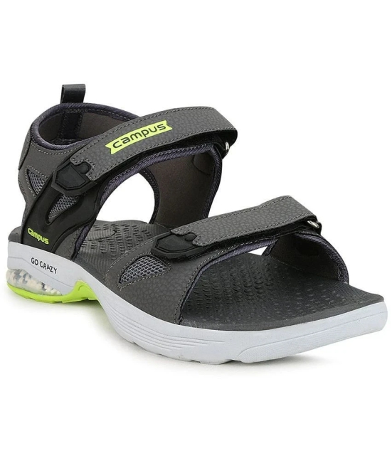 Campus - Dark Grey Mens Floater Sandals - None