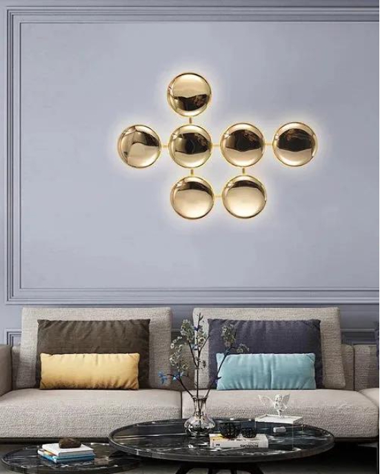 Hdc Modern Round LED Wall Clips Wall Lamp