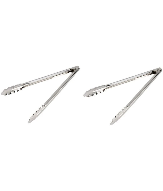 Dynore Steel Salad Tong - Silver