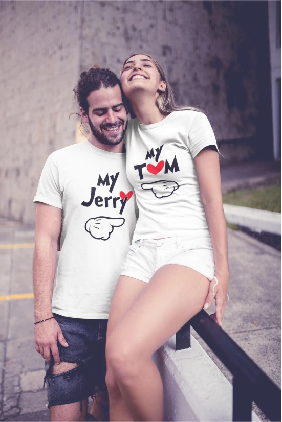 tom jerry couple t-shirt-XL / XXL