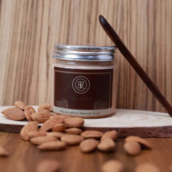 Handcrafted Almond scrub-250 Gm