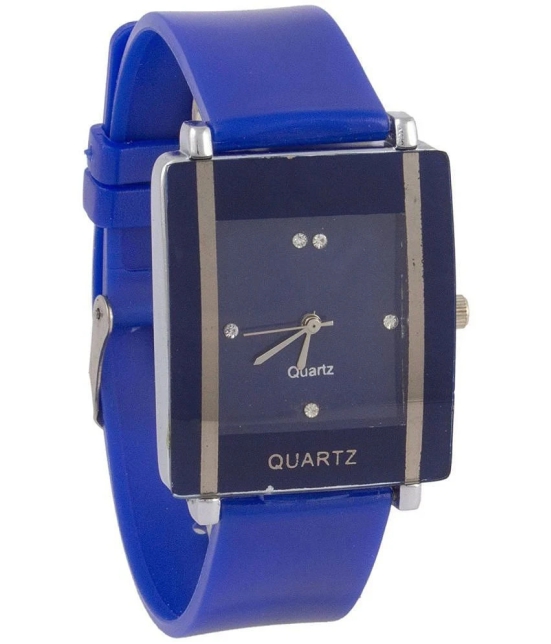 Newman Blue PU Analog Womens Watch