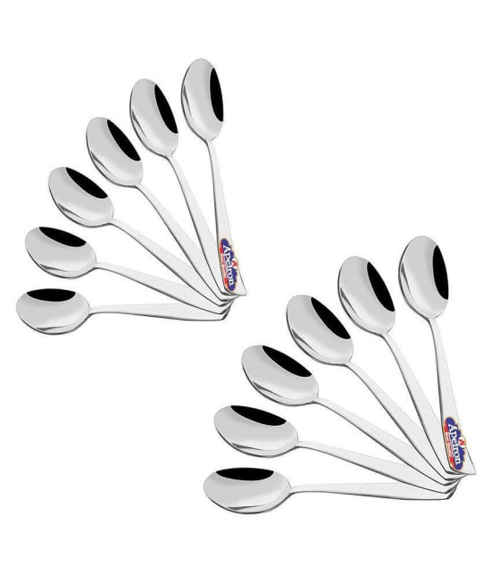 APEIRON 12 Pcs Stainless Steel Serving Spoon - Silver