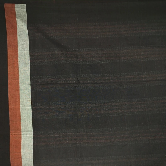 Bomkai Cotton Ikat Saree