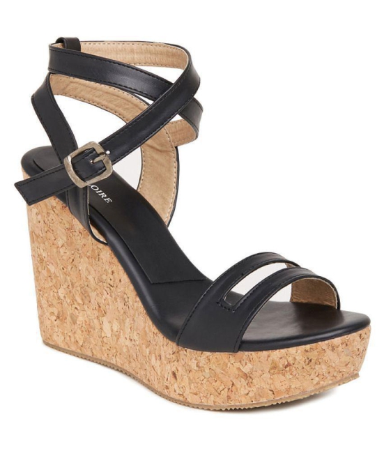 MARC LOIRE -  Black Women's Wedges Heels - 4