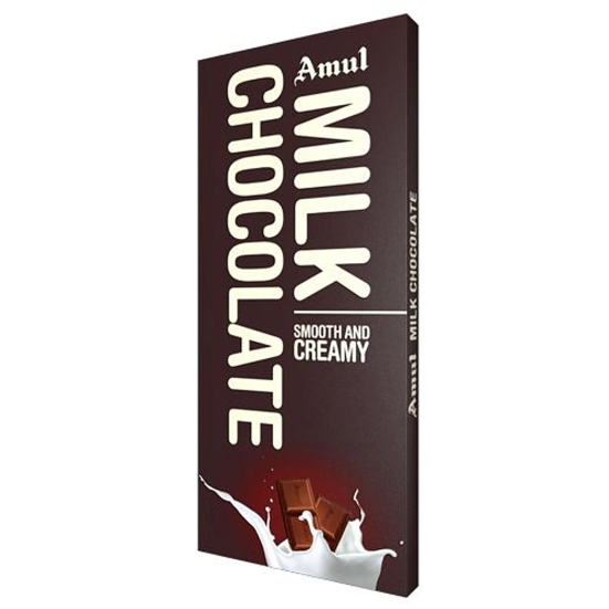 Amul Milk Chocolate - Smooth & Creamy, 150 G Carton