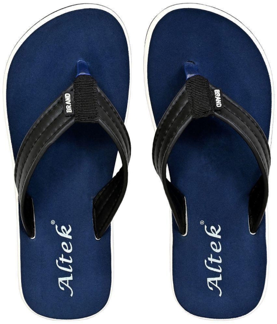 Altek - Navy Mens Thong Flip Flop - None