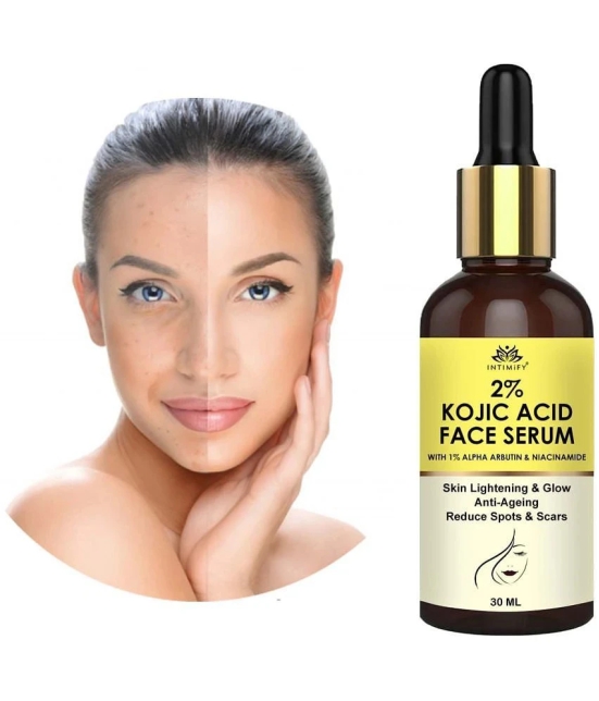 Intimify 2% Kojic Acid Serum Kojic Acid Face Serum Dark Spots Serum Pigmentation Serum 30ml