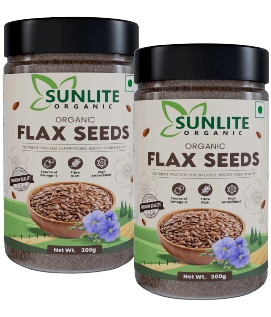 Sunlite Organic Flax Seeds ( Pack of 2 )