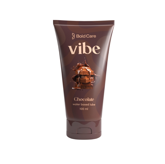 Bold Care Vibe - Chocolate Flavor - Personal Lubricant and Massage Gel, For Smoother, More Pleasurable Sex with No Harmful Chemicals - 100ml